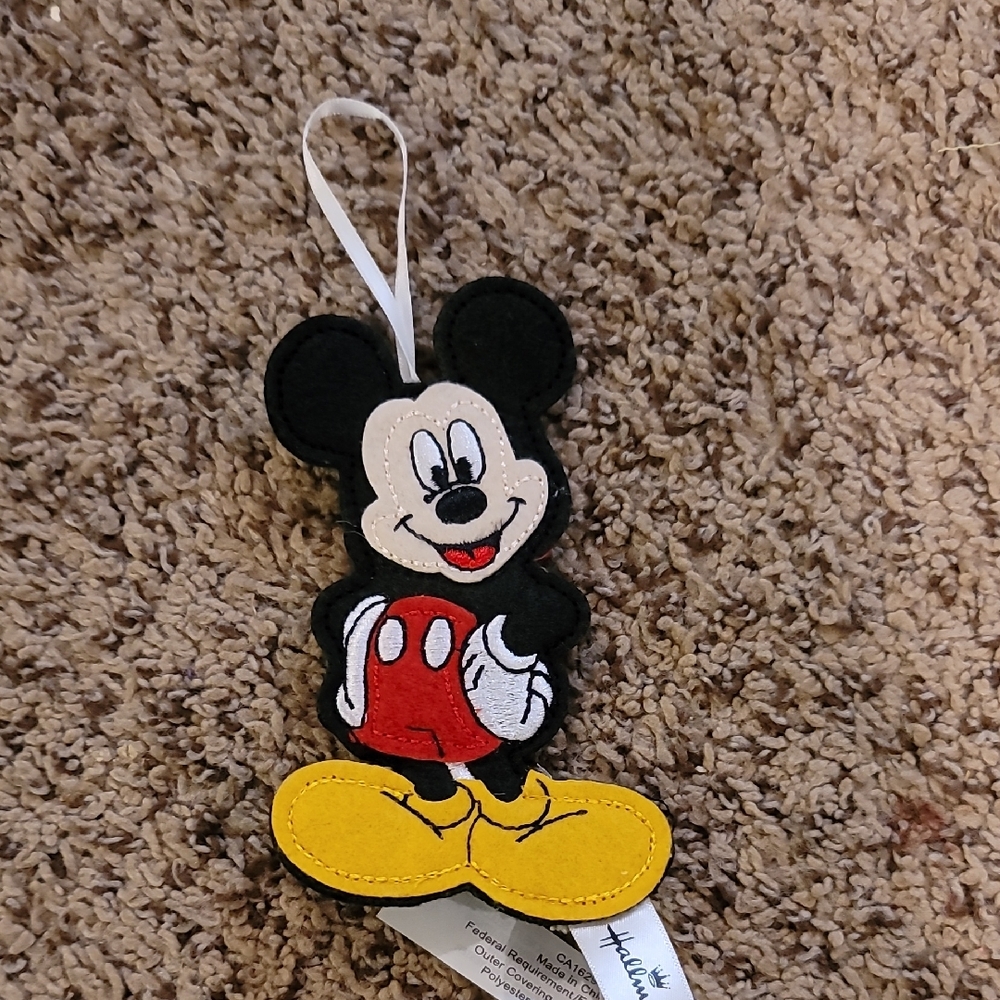 Mickey Mouse Felt Ornament